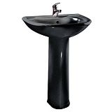 Купить раковина на пьедестале престиж-55 черный, старый оскол. в Иваново магазин сантехники Суперстрой