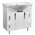 Купить тумба сильва-80 белый+ раковина эрика ,stella polar. в Иваново магазин сантехники Суперстрой