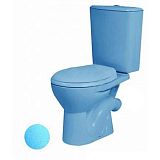 Купить компакт-унитаз орион голубой крап, santeri. в Иваново магазин сантехники Суперстрой