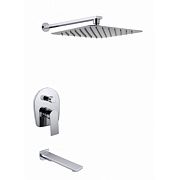 Купить смеситель сlinear 59077 скрытый монтаж с верхним душем,kaiser в Иваново магазин сантехники Суперстрой