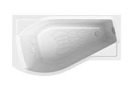 Купить ванна акриловая миранда 168*95*66l,radomir. в Иваново магазин сантехники Суперстрой