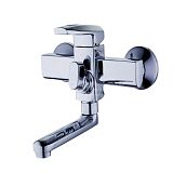 Купить смеситель для ванны с душем lof3-a033,g-lauf. в Иваново магазин сантехники Суперстрой