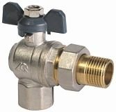 Купить кран американка ду-20 угловой, aqualink. в Иваново магазин сантехники Суперстрой