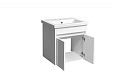Купить тумба фаворита-50 белый подвесная+ раковина сомо,stella polar. в Иваново магазин сантехники Суперстрой