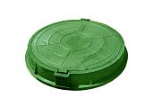 Купить люк полимерный тип л d=75 см (h 6) зеленый малый, россия. в Иваново магазин сантехники Суперстрой