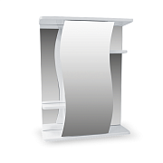 Купить зеркало-шкаф лилия-55 без света, aqualine. в Иваново магазин сантехники Суперстрой