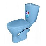 Купить компакт-унитаз версия голубой, santeri. в Иваново магазин сантехники Суперстрой