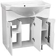 Купить тумба сильва-80 белый+ раковина эрика ,stella polar. в Иваново магазин сантехники Суперстрой