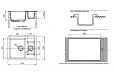 Купить мойка кухонная керамогранит standart gf-q610k (черная 308), granfest. в Иваново магазин сантехники Суперстрой
