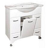 Купить дрея - 86 тумба 2 ящ. (корз)+ раковина (комп),misty в Иваново магазин сантехники Суперстрой