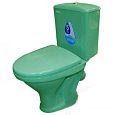 Купить компакт-унитаз вест салатовый, santeri. в Иваново магазин сантехники Суперстрой
