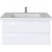 Купить тумба arista 100 подвес, 2/ящ, белая, sanstar в Иваново магазин сантехники Суперстрой