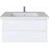 Купить тумба arista 100 подвес, 2/ящ, белая, sanstar в Иваново магазин сантехники Суперстрой