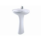 Купить раковина на пьедестьале ардо белый, оскольская керамика. в Иваново магазин сантехники Суперстрой