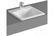 Купить раковина s20 (5463в003-0001,45см), белый, квадраная,vitra. в Иваново магазин сантехники Суперстрой