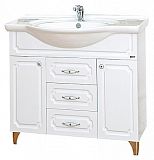 Купить тумба александра 85, белый металлик ,misty в Иваново магазин сантехники Суперстрой