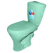 Купить компакт-унитаз версия салатовый, santari. в Иваново магазин сантехники Суперстрой