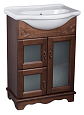 Купить тумба напольная варна 75с орех+раковина элеганс, good door. в Иваново магазин сантехники Суперстрой