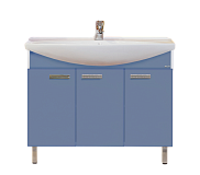 Купить тумба джулия -105 синяя ,misty. в Иваново магазин сантехники Суперстрой