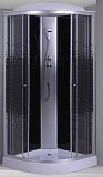 Купить душевая кабина 80*80 ng-4503-08 blacк нп мозайк,niagara в Иваново магазин сантехники Суперстрой