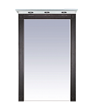 Купить зеркало-шкаф марсель -75 зеркало комбинированное венге/белый, misty. в Иваново магазин сантехники Суперстрой