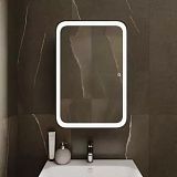 Купить зеркало-шкаф анда 50*80с,левое,сенсор,stella polar. в Иваново магазин сантехники Суперстрой