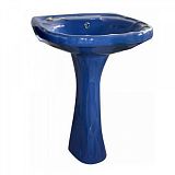 Купить раковина на пьедестале орхидея 58*49 слива, будфарфор. в Иваново магазин сантехники Суперстрой