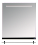 Купить зеркало джулия - 75  с полочкой 12 мм черное,misty. в Иваново магазин сантехники Суперстрой