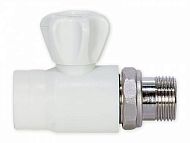 Купить кран д/радиатора п/п верхний прямой 25*3/4 серый, spk. в Иваново магазин сантехники Суперстрой