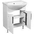 Купить тумба сильва-60 белый+ раковина эрика, stella polar. в Иваново магазин сантехники Суперстрой