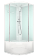 Купить душевая кабина domani spa delight 88 high, 80*80  вп см-белая задняя стенка в Иваново магазин сантехники Суперстрой