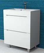 Купить тумба рианна-60 2ящ + раковина слим/ classica 60, stella polar. в Иваново магазин сантехники Суперстрой