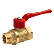 Купить кран латунь 20 г/ш ручка, баз. в Иваново магазин сантехники Суперстрой