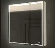 Купить зеркало-шкаф фройд 800*800с,левое,сенсор,stella polar. в Иваново магазин сантехники Суперстрой