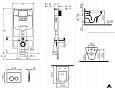 Купить комплект zentrum 9012в003-7206 сиденье микролифт,инсталляция,vitra. в Иваново магазин сантехники Суперстрой
