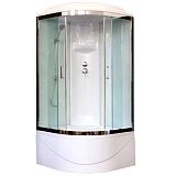 Купить душевая  кабина royal bath rb 90bk6-wt-ch, 90*90*217,нп пс, белая задняя стенка в Иваново магазин сантехники Суперстрой