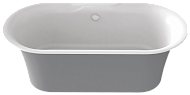 Купить ванна литьевая венеция 170*800 серый, bas. в Иваново магазин сантехники Суперстрой