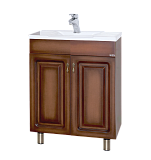 Купить тумба вояж - 70 прямая коричневая,misty. в Иваново магазин сантехники Суперстрой