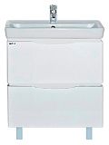 Купить тумба венера - 80  с 2 ящиками, белая ,misty. в Иваново магазин сантехники Суперстрой