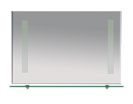 Купить зеркало лика -120 с полочкой  (свет),misty. в Иваново магазин сантехники Суперстрой