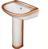 Купить раковина на пьедестале ресса коричневый, киров(rosa). в Иваново магазин сантехники Суперстрой