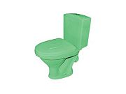Купить компакт-унитаз  вест салатовый крап, santeri. в Иваново магазин сантехники Суперстрой