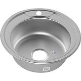 Купить мойка врезная 490 (0,8мм) декор, melana. в Иваново магазин сантехники Суперстрой