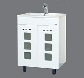 Купить тумба квадро - 60 прямая белая+ рак. "qvatro",misty. в Иваново магазин сантехники Суперстрой