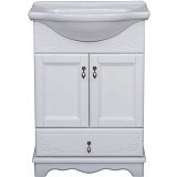 Купить тумба напольная варна 65 (1ящ) белый+рак элеганс, good door. в Иваново магазин сантехники Суперстрой