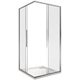 Купить душевое ограждение idea cr-90-c-ch, bas. в Иваново магазин сантехники Суперстрой
