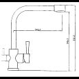 Купить смеситель merkur 26044-3 кухня под фильтр bronza,kaiser в Иваново магазин сантехники Суперстрой