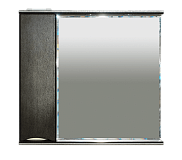 Купить зеркало-шкаф элвис-85 левое, венге, свет, misty. в Иваново магазин сантехники Суперстрой