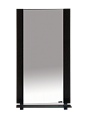 Купить зеркало жасмин-70 с полочкой, черное, misty. в Иваново магазин сантехники Суперстрой