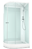 Купить душевая кабина domani spa delight 128 120*80 r нп cм, задняя стенка белая в Иваново магазин сантехники Суперстрой